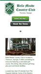 Mobile Screenshot of bellemeadecountryclub.org